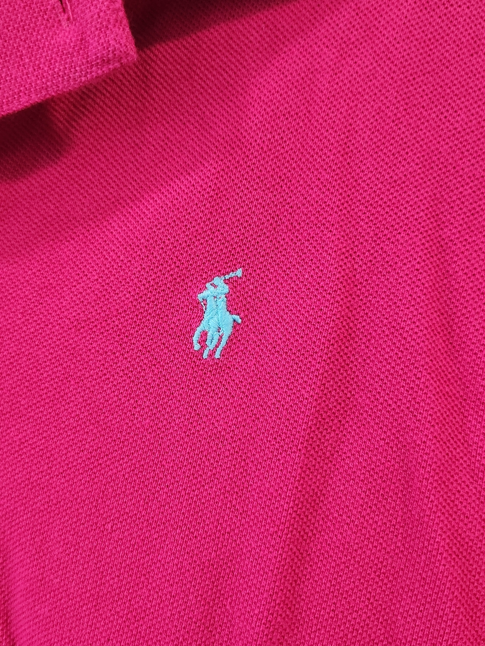 Ralph Lauren Polo - Hot Pink with Light Blue Pony
